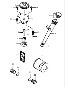 Fh601v As08 Lubrication Equipment Diagram and Parts List for M48-KW 53AB5DAV150-19-HP Cub Cadet Lawn Tractor